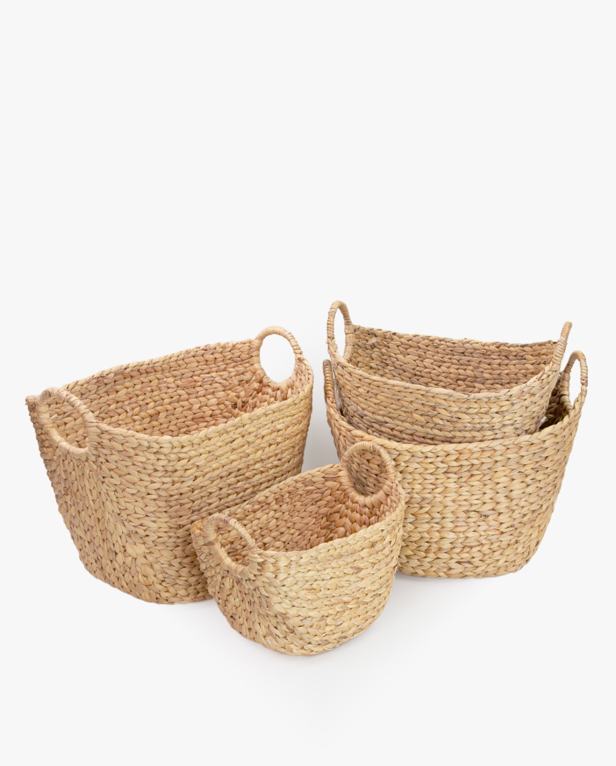 Lot De 4 Paniers De Rangement Sous Étage En Fil Métallique Blanc - Organisation Cuisine Et Bureau
