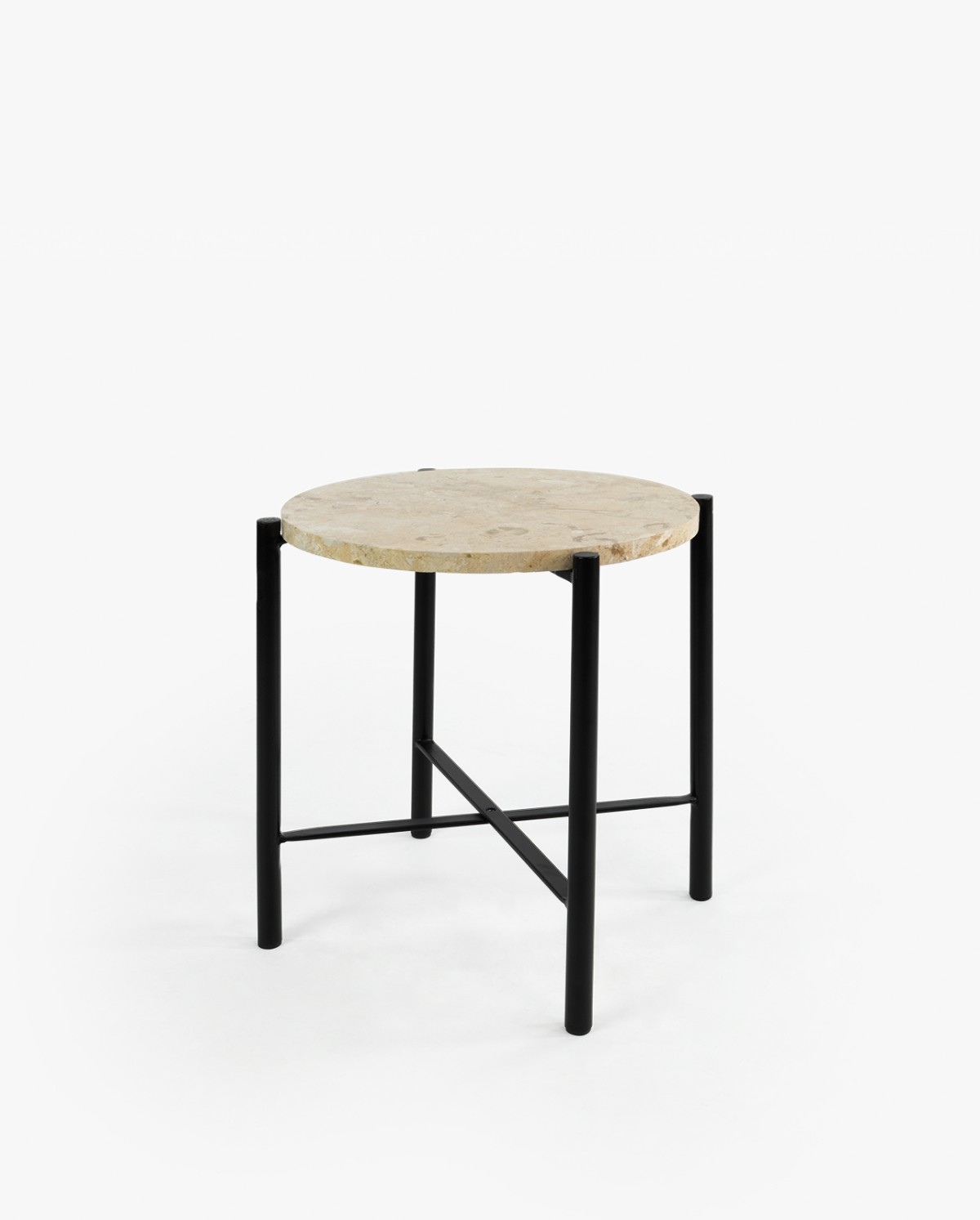 Zadar side table made of mactan stone Ø40cm