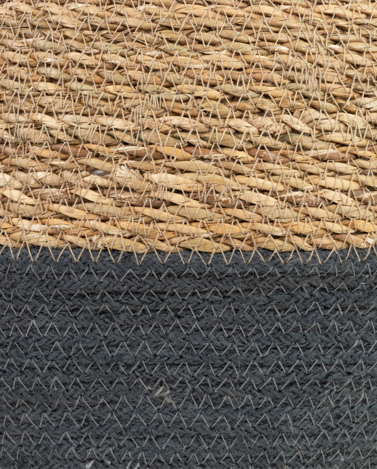 Radhi Rilaince Radhi jute and seagrass basket with handles