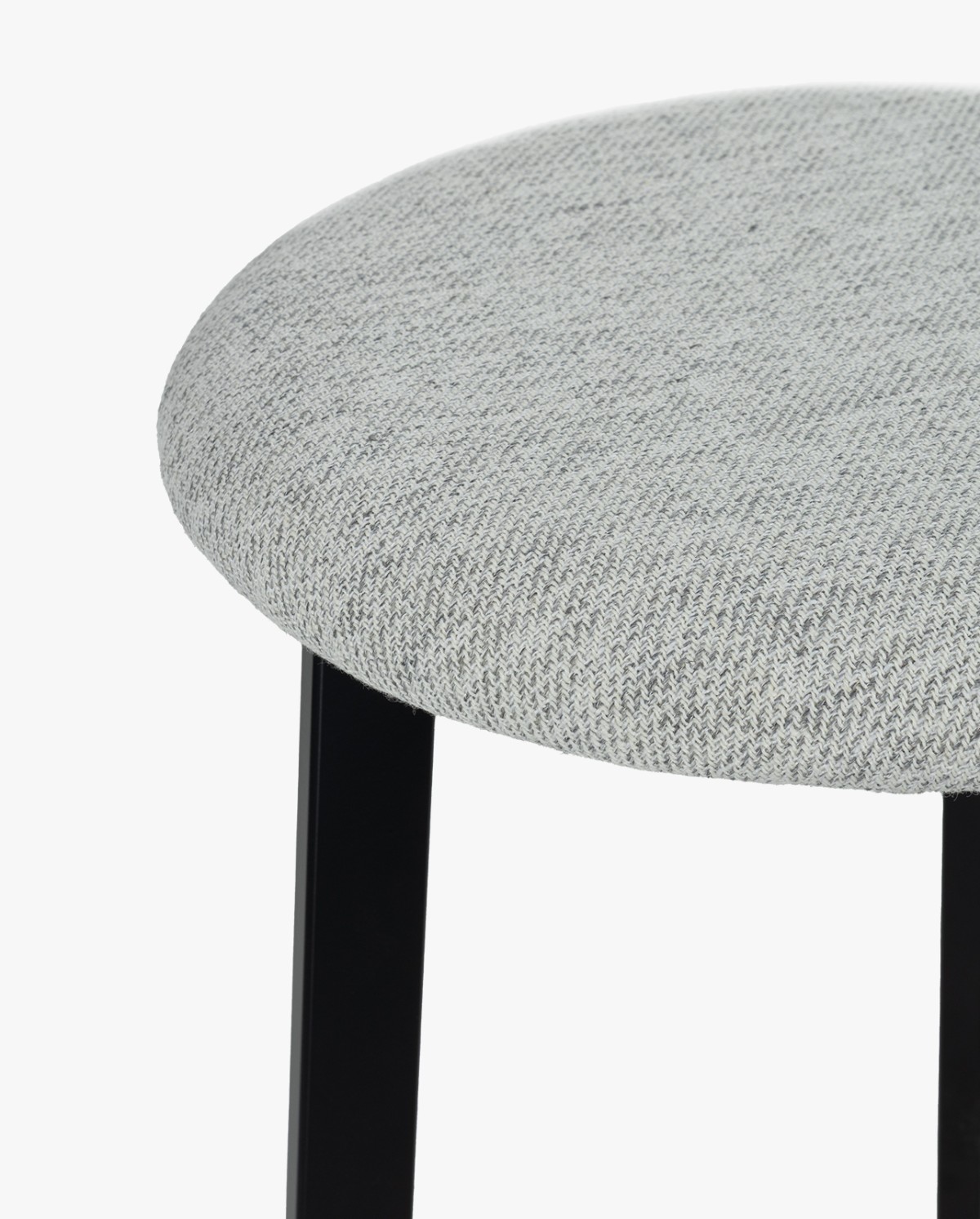 Tabouret Pliable De Voyage Skinny – Acier & PVC Rembourré, Ø30 Cm, Bleu Clair – Ultra Compact