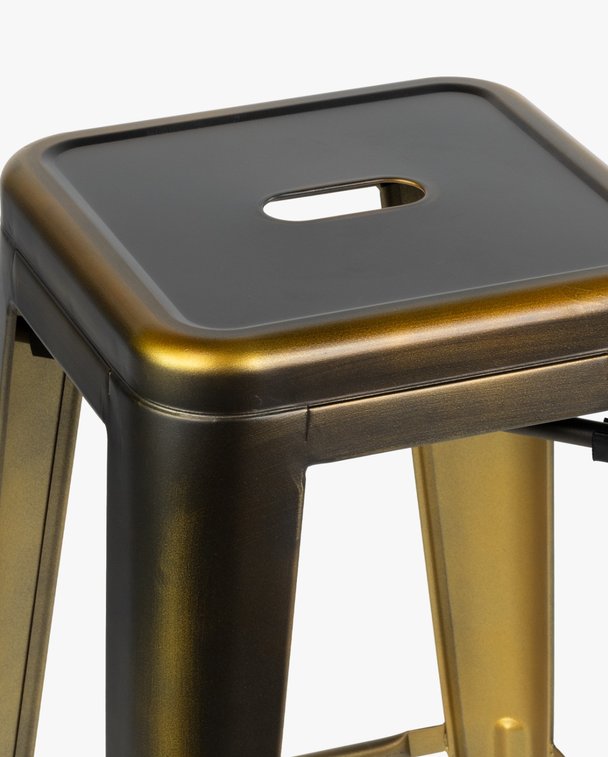 Tabouret De Bar Industriel Vintage En Métal Réglable - Design Atelier